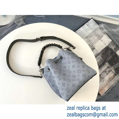 Louis Vuitton Mahina Calf Muria Bucket Bag M55906 Vert Lagon Green 2020