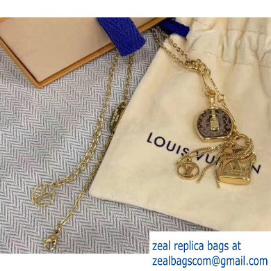 Louis Vuitton Mini LV Pendant Necklace M68394 - Click Image to Close