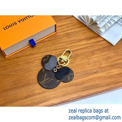 Louis Vuitton Monogram Canvas Bag Charm and Key Holder Mickey Black 2020
