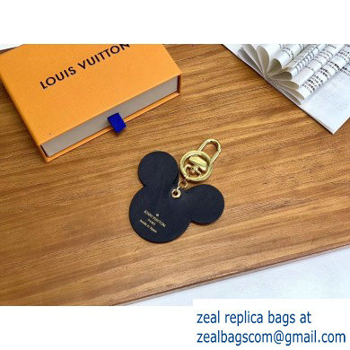 Louis Vuitton Monogram Canvas Bag Charm and Key Holder Mickey Black 2020