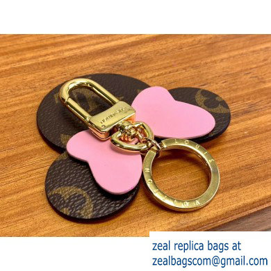 Louis Vuitton Monogram Canvas Bag Charm and Key Holder Mickey Pink 2020