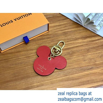 Louis Vuitton Monogram Canvas Bag Charm and Key Holder Mickey Red 2020