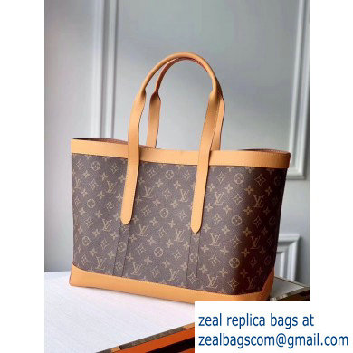 Louis Vuitton Monogram Canvas Cabas Voyage Tote Bag with Chain M44878 2020