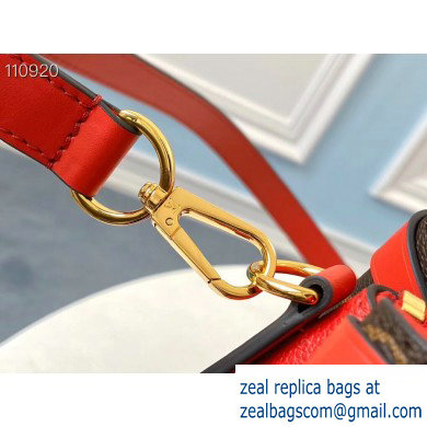 Louis Vuitton Monogram Canvas Soufflot BB Bag M44815 Red 2020 - Click Image to Close