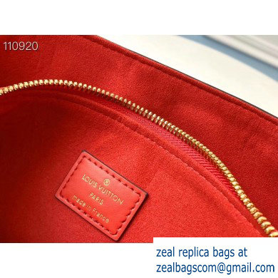 Louis Vuitton Monogram Canvas Soufflot BB Bag M44815 Red 2020