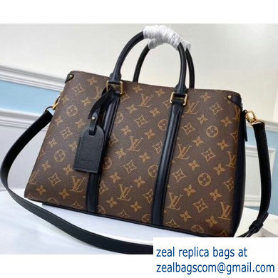 Louis Vuitton Monogram Canvas Soufflot MM Bag M44816 Black 2020 - Click Image to Close