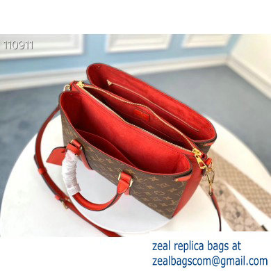 Louis Vuitton Monogram Canvas Soufflot MM Bag M44816 Red 2020 - Click Image to Close