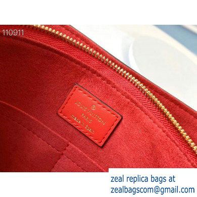 Louis Vuitton Monogram Canvas Soufflot MM Bag M44816 Red 2020 - Click Image to Close