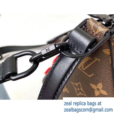 Louis Vuitton Monogram Canvas Triangle Shaped Messenger Bag M54330 Flocking Red 2020 - Click Image to Close