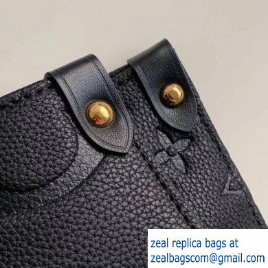 Louis Vuitton Monogram Empreinte Giant Onthego Tote Bag MM Black - Click Image to Close
