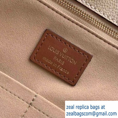 Louis Vuitton Monogram Empreinte Giant Onthego Tote Bag MM Creamy