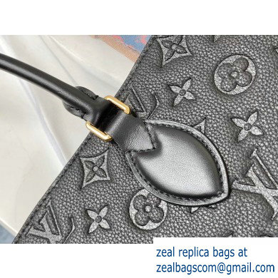 Louis Vuitton Monogram Empreinte Onthego Tote Bag GM Black - Click Image to Close