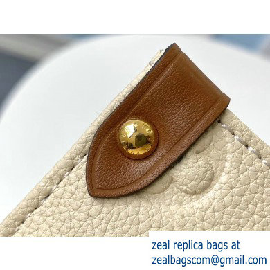 Louis Vuitton Monogram Empreinte Onthego Tote Bag GM Creamy