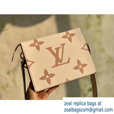 Louis Vuitton Monogram Giant Canvas Toiletry Pouch 26 Bag with Chain and Strap Kaki 2020 - Click Image to Close