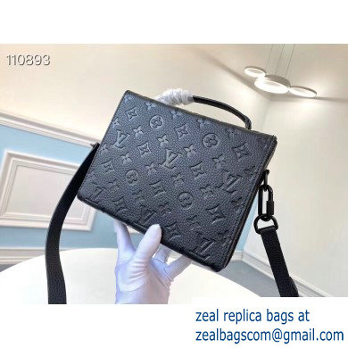 Louis Vuitton Monogram Leather Mini Soft Trunk Bag M61117 Black 2020 - Click Image to Close