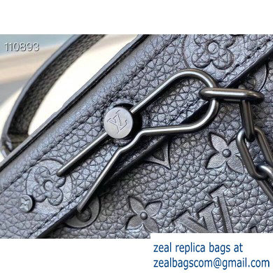 Louis Vuitton Monogram Leather Mini Soft Trunk Bag M61117 Black 2020