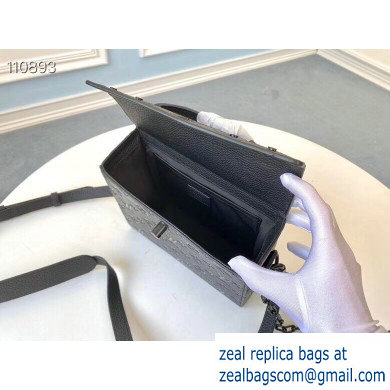 Louis Vuitton Monogram Leather Mini Soft Trunk Bag M61117 Black 2020 - Click Image to Close
