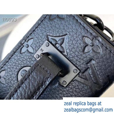 Louis Vuitton Monogram Leather Mini Soft Trunk Bag M61117 Black 2020 - Click Image to Close