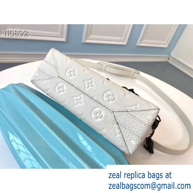 Louis Vuitton Monogram Leather Mini Soft Trunk Bag M61117 White 2020 - Click Image to Close