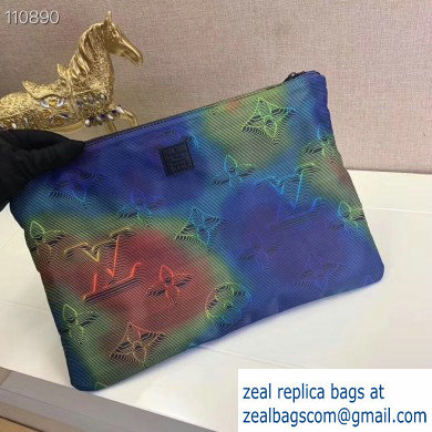 Louis Vuitton Reversible Pouch Clutch Bag Rainbow Monogram Print M68777 2020 - Click Image to Close