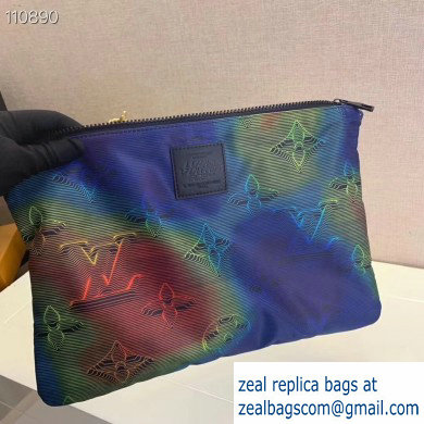 Louis Vuitton Reversible Pouch Clutch Bag Rainbow Monogram Print M68777 2020 - Click Image to Close