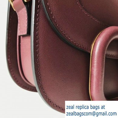 Valentino Supervee Calfskin Crossbody Large Bag Burgundy 2020