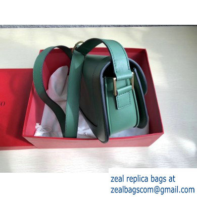 Valentino Supervee Calfskin Crossbody Large Bag Green 2020
