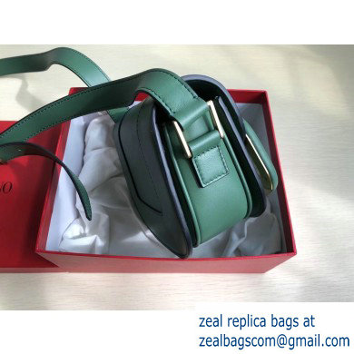 Valentino Supervee Calfskin Crossbody Small Bag Green 2020