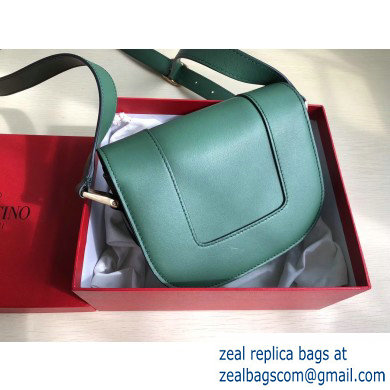 Valentino Supervee Calfskin Crossbody Small Bag Green 2020 - Click Image to Close