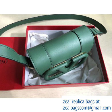 Valentino Supervee Calfskin Crossbody Small Bag Green 2020 - Click Image to Close