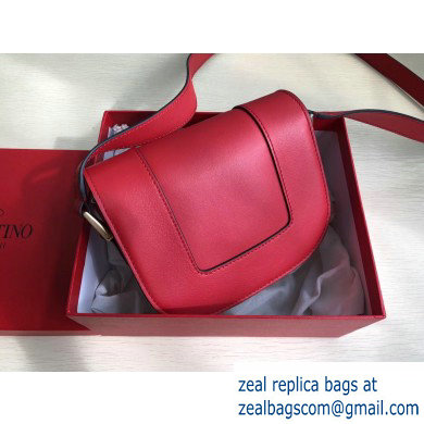 Valentino Supervee Calfskin Crossbody Small Bag Red 2020 - Click Image to Close