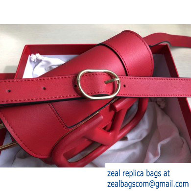 Valentino Supervee Calfskin Crossbody Small Bag Red 2020 - Click Image to Close