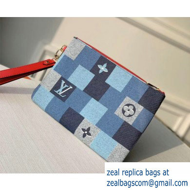 louis vuitton denim city pouch m68761 - Click Image to Close