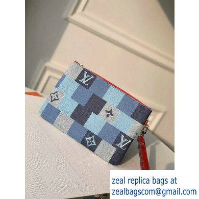 louis vuitton denim city pouch m68761 - Click Image to Close