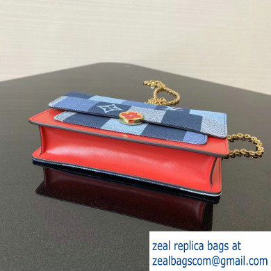 louis vuitton monogram denim chain bag 2020 - Click Image to Close