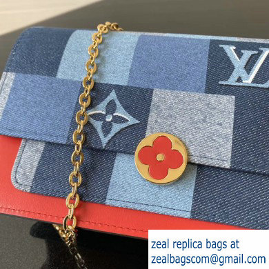 louis vuitton monogram denim chain bag 2020 - Click Image to Close