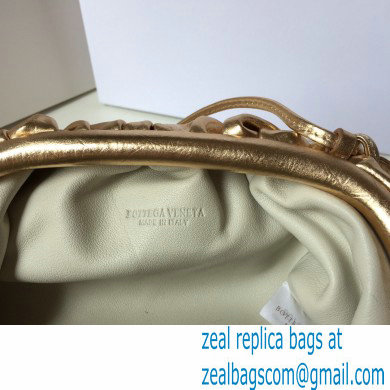 Bottega Veneta Frame Pouch Clutch Small Bag with Strap In Butter Calf metallic gold 2020 - Click Image to Close