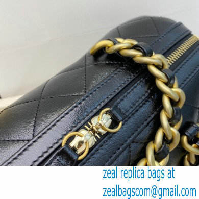 Chanel Grained Calfskin Bowling Bag AS1897 Black 2020