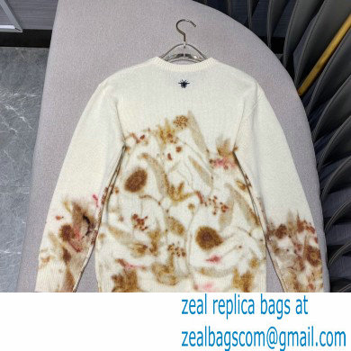DIOR FLOWER PRINTED CASHMERE SWEATER 2020 - Click Image to Close