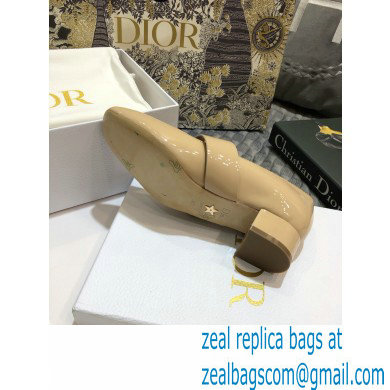 Dior Heel 3.5cm D-Dior Ballet Pumps Patent Nude 2020