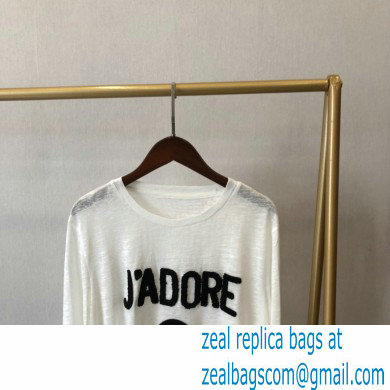 Dior J'adior 8 Print T-shirt white 2020 - Click Image to Close