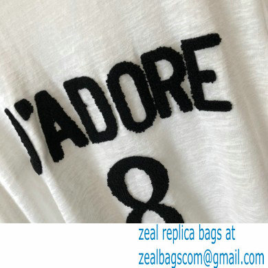 Dior J'adior 8 Print T-shirt white 2020