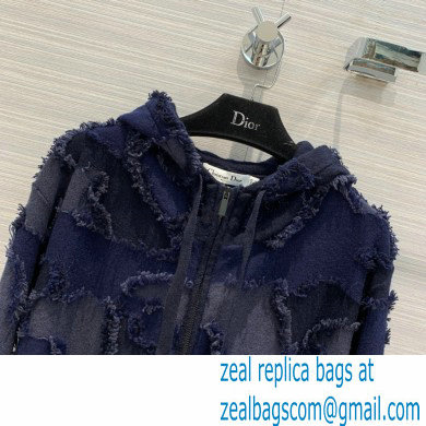 Dior Reversible Zipped Cardigan with Hood 2020