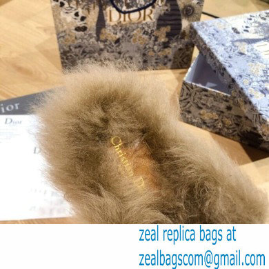 Dior Shearling Fur Slippers 02 2020