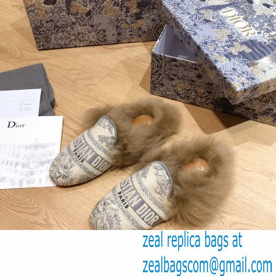 Dior Shearling Fur Slippers 04 2020 - Click Image to Close