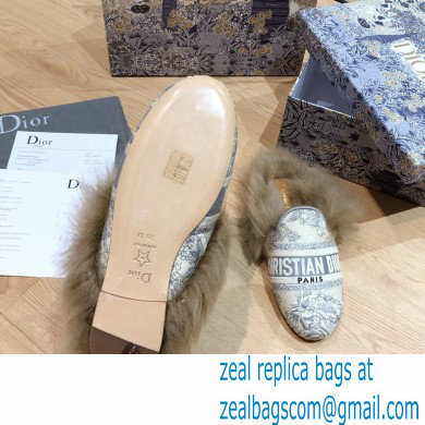 Dior Shearling Fur Slippers 04 2020