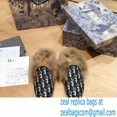 Dior Shearling Fur Slippers 06 2020