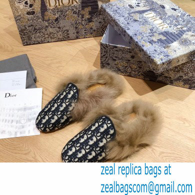 Dior Shearling Fur Slippers 06 2020