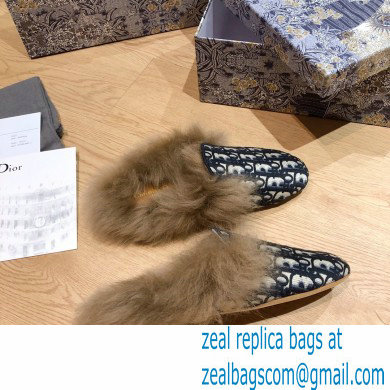 Dior Shearling Fur Slippers 06 2020