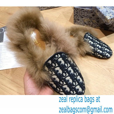 Dior Shearling Fur Slippers 06 2020